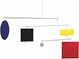 Flensted Mobiles Circlesquare Hanging Mobile - 36 Inches - Wood
