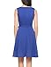 Zeagoo Women's Solid Sleeveless A-line Party Cocktail Chiffon Dress