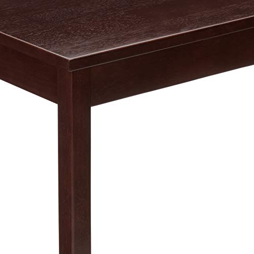 Amazon Basics – Frühstückstheke, Bistro-Tisch, 3-teiliges Set, Espresso – Bild 5
