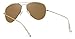 JETPAL Men & Womens Aviator UV400 Sunglasses - Copper Lens Gold Frame