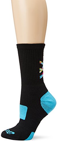 ASICS Flash Point Socks, Black/Atomic Blue, Small