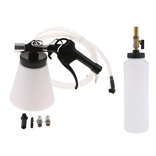 Baosity 1L Air Brake Clutch Bleeder Kit Pneumatic Vacuum Hydraulic Fluid Fill Bottle