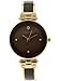 Anne Klein Women's Genuine Diamond Dial Bangle Watch