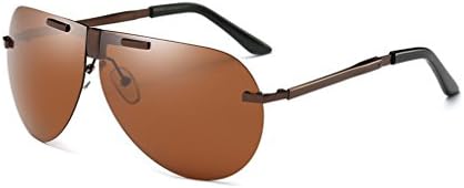 LOMOL Mens Aviator Style Foldable Advanced Trendy Polarized Uv Protection Driving Sunglasses(C3)