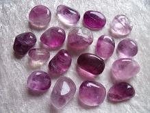 Purple Fluorite Tumblestone - Single Stone