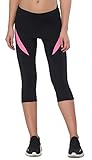 SANTIC Women's Bike Cycling Breathable 3/4 Tights Bicycle Shorts Capris Pants Padded
