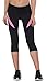 SANTIC Women's Cycling Shorts Bike Pants Padded 3/4 Tights Breathable Bicycle Capris