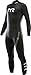 TYR Men's Hurricane Wetsuit Category 1, Black/White, Medium/Large