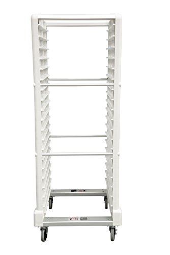 Rubbermaid Commercial ProServe Rack, 18 Slot, White - Thumbnail 2