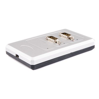 Hi-Speed USB to 2 Port Serial RS232 Adapter