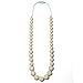 Mama & Little Silicone Teething Nursing Necklace for Mom Anna, Cream