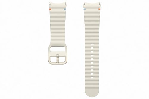 Samsung Sport Band (M/L) ET-SNL31 für die Galaxy Watch7 | Uhrenarmband, Sport Armband, Original Zubehör, elastisch, langlebig, guter Sitz, Cream