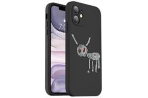 CIMIKY OVO Rapper Drake for All The Dogs iPhone 11/12/13/14/15 Case Series Signature Graphic Dog Logo Rapper Drake for All The Faith Symbol (Black, iPhone 15 Pro Max)