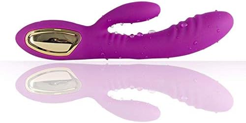 LOG SWIT Portable Size Flexible 7 Speeds G Spot Vibroto for Women Waterproof Rabbit Vibroto Dual Vibration Waterproof Adult for Woman