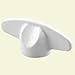 Slide-Co 174181 Casement Tee Handle, White, 3/8 In. bore, Andersen (2 Pack)