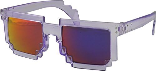Revive Eyewear Iridescent Lens Pixel Gamer Sunglasses