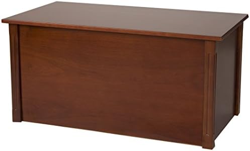 Large Cherry Wooden Toy Box and Blanket chest - All Wood - Optional Cedar Base (CedarBase)