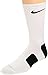 Nike Dri-Fit Elite Basketball Socks (Medium, White/Black/(Black))