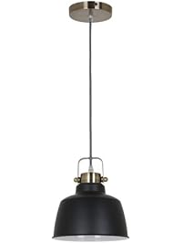 Ohr Lighting Bestia Industrial hanging metal fixture Pendant,for kitchen or dining room Matte Black (OH126)