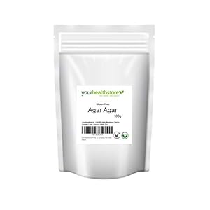 yourhealthstore® Premium Agar Agar Poeder 100g, Veganistische Gelatine, Glutenvrij, Europees, Niet-GMO (Recyclebare…