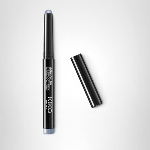 Kiko Milano Long Lasting Eyeshadow Stick - 24-Hour Wear, Transfer-Proof, Creamy Blendable Formula with Argan Oil, No-Transfer, Easy Application - 25 Light Blue - 1.64g
