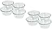 Pyrex Bakeware Clear Custard Cups, Set of 8, 6-Ounce