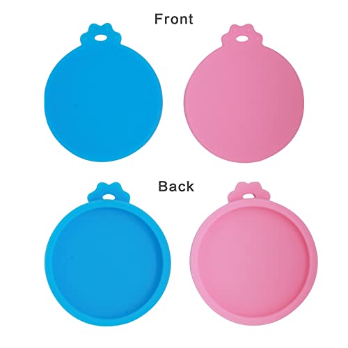 Yobbai 6 Pack Cat Food Cans Lids, Food Safe BPA Free & Dishwasher Safe