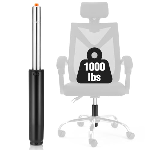 Replacement Gas Struts for Office Chair Office Chair 450kg Load Capacity Class 4 Piston Gas Pressure Spring 1000LBS Adjustable Gas Spring for Chair (30-45cm)