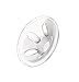 Philips AVENT Large Massage Cushion for Comfort Pumps, Clear, Large, 2 Count