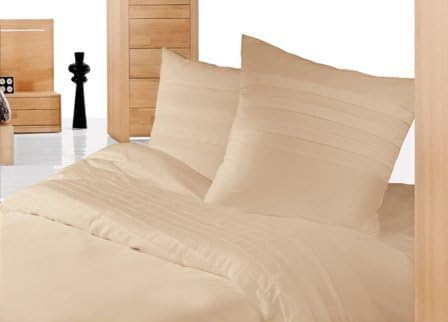 Salome Prestige Housse De Couette Unie Satin De Coton 120fils Martine 2 Taies 65x65 220x240 Housses De Couettes