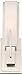 Possini Euro Design Midtown Modern Wall Light Sconce Satin Nickel Hardwired 4 1/2