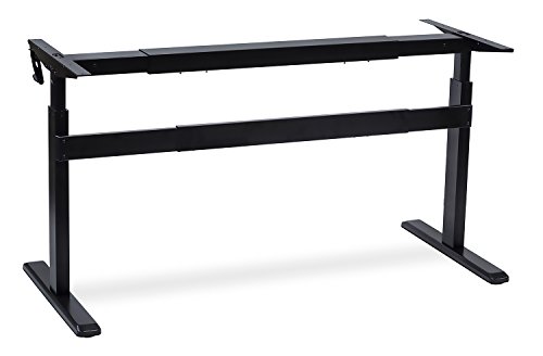 Mount-It! Stand Up Desk With Manual Crank, Frame Only, Height
Adjustable Sit-Stand, Standing Ergonomic, Black (MI-7931)