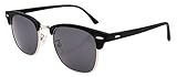 FEISEDY Vintage Half Frame Sunglasses For Men Women Classic Brand Sun Glasses