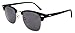 FEISEDY Vintage Half Frame Sunglasses For Men Women Classic Brand Sun Glasses