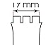 PERFIT Swatch Replacement 17mm Watch Band to fit Originals Collection + others (Purple Swirl)