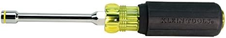 klein tools 65064 2-in-1 hex head nut driver, ¼", 5/16" with wrench assist