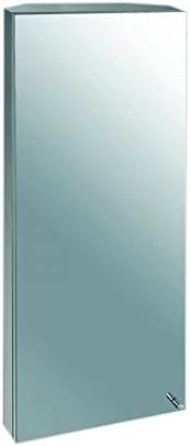 Ketcham CMC-1430BV -14" W x 30" H Corner Series Surface Mounted Beveled Edge Mirror Door Medicine Cabinet