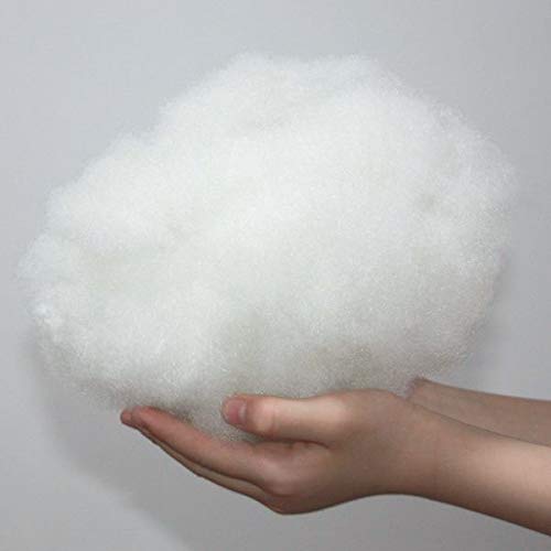 Maslin 1000g High Elastic Polyester PP Cotton Environmental Stuffing Fiber Filling Material Toys Pillows Doll Insert Fiberfill - (Color: 500g) - Thumbnail 2