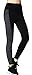 Neonysweets Womens Running Yoga Pants Workout Leggings with Pocket Black Gray M