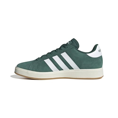Hombre Grand Court Base 00S Shoes, Collegiate Green/Cloud White/Gum, 43 1/3 EU