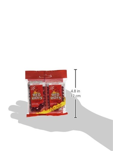 RED HOTS CINNAMON FLAVORED MINTS, TWO 2 OUNCE BOXES, (PACK OF 2)