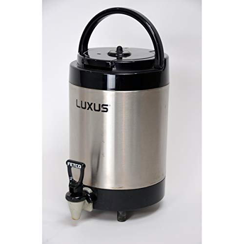 Fetco L3S-10 Luxus 1 Gallon 3.8 Liter Stainless Steel Coffee Server Dispenser