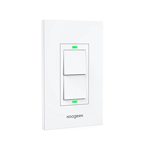 Koogeek smart wifi light switch two gang for apple home…
