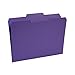 Staples File Folders, 1/3-Cut Tab, Assorted Position, Letter Size, Perfect for Home, Office, Classroom, 100-Pack, Purple