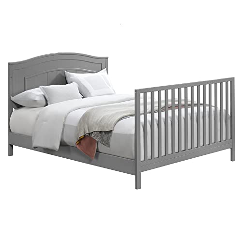Oxford Baby North Bay 4in1 Convertible Baby Crib, Dove Gray