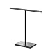 Gatco 1444MX, Modern Rectangle Base Freestanding Countertop Towel Holder, Matte Black / 10.50