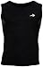 CompressionZ Men's Compression Shirt - Athletic Base Layer for Workouts Running Dry Fit Athletic Training Tank Top Black Large