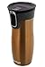 Contigo Autoseal West Loop 2.0 - Vacuum Insulated Stainless Steel Thermal Coffee Travel Mug - Keeps Drinks Hot or Cold for Hours - Fits Under Single-Serve Brewers - BPA Free- 16 Ounces - Gold