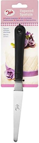 Tala Stainless Steel Tapered Icing Spatula Palette Knife, Professional Cake Spreader with Non-Slip Handle
