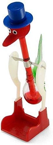 bobbing bird drinking water